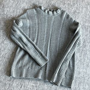 Ruffle neck sweater